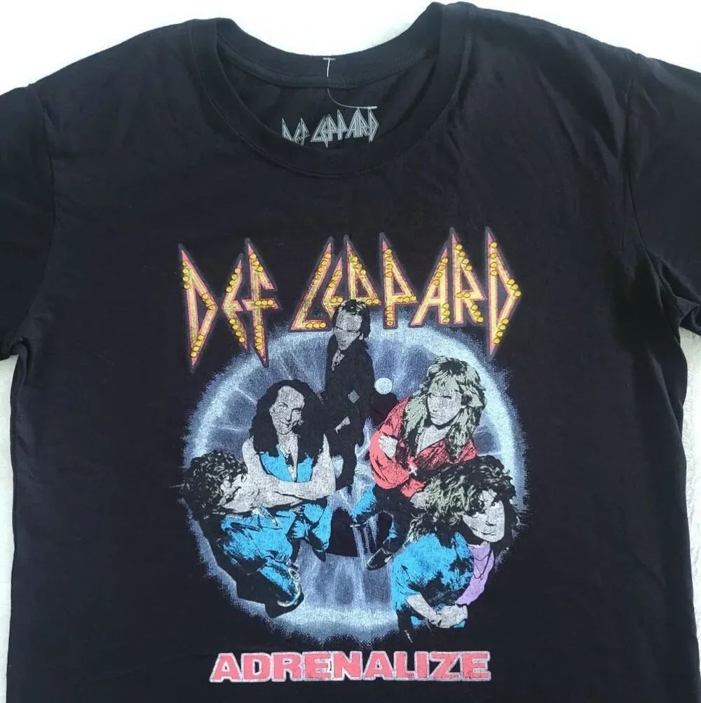 Goodie Two✌️ Sleeves Def🙉 Leppard🐆 "Adrenalize" Graphic Tee👕 - Picture 10 of 12